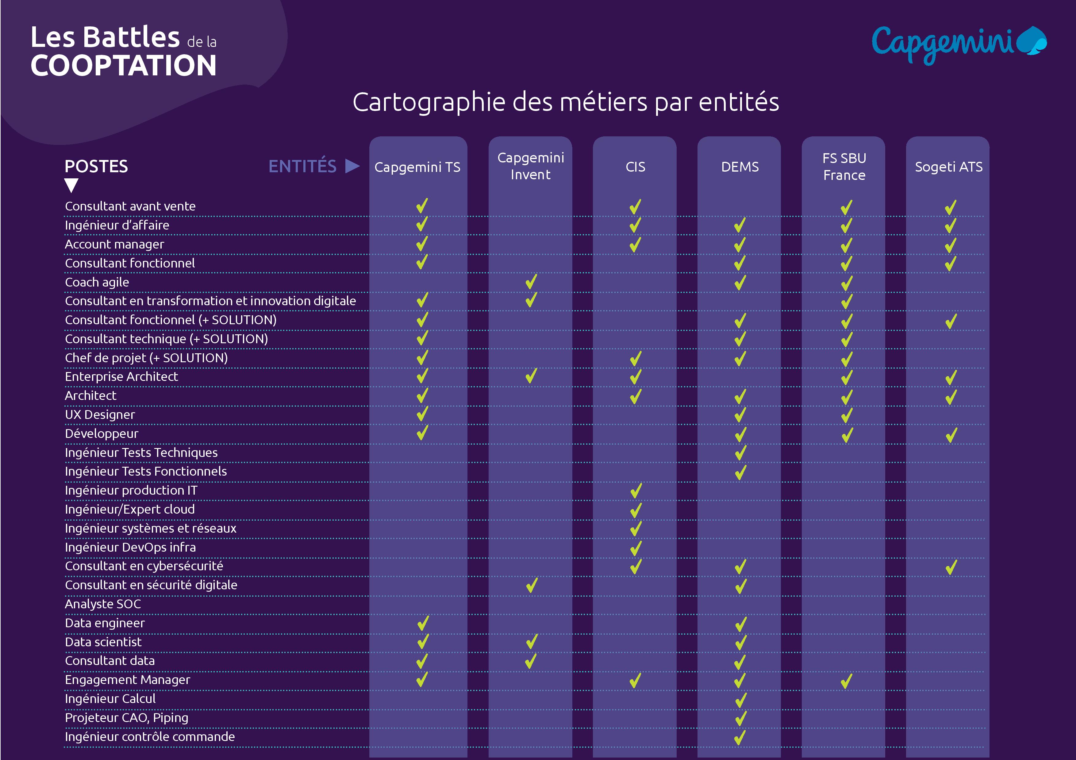 Cartographie Des Metiers Par Entites