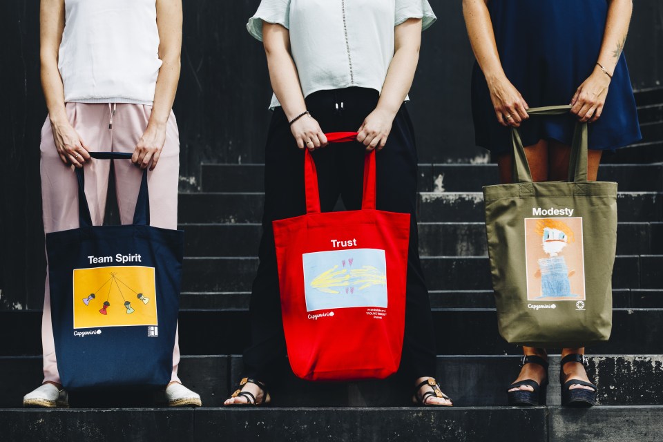 seven bags and shoes